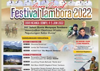 Ini Rangkaian Acara di Festival Tambora 2022