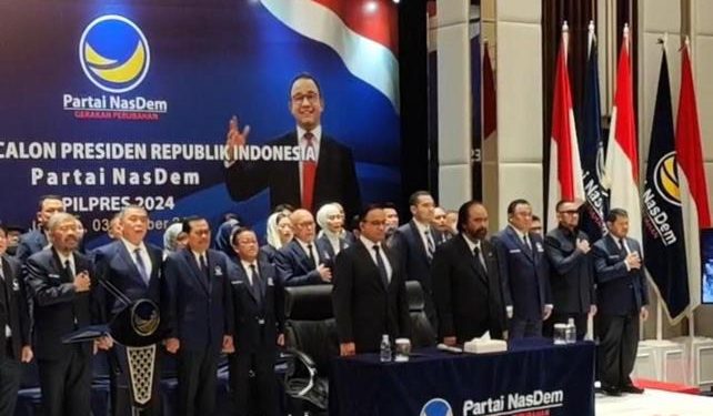 Nasdem Tetapkan Anis Baswedan Calon Presiden Pemilu 2024