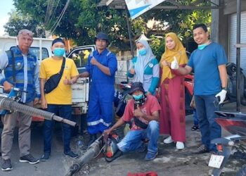Dinas Kesehatan Dompu Fogging Wilayah Terdampak Banjir