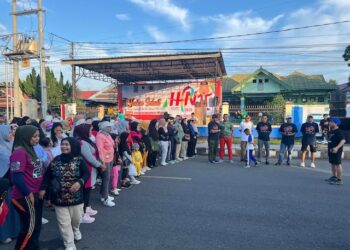 Sinergi Dengan PT STM, PWI Dompu Gelar Jalan Sehat Rayakan HPN 79