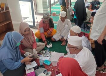 Puskesmas Dompu Barat Launching Program Emas Perak PTM