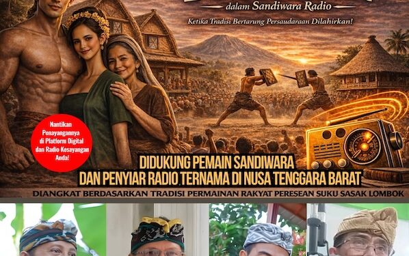 Kolaborasi Seniman dan Penyiar Radio, Peresean Dikemas dalam Serial Drama Radio