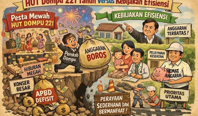 HUT Dompu 211 Tahun Versus Kebijakan Efisiensi