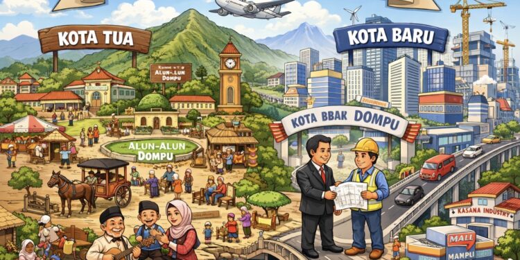 Rencana Pengembangan dan Pemindahan Kawasan Kota Dompu Diwacanakan