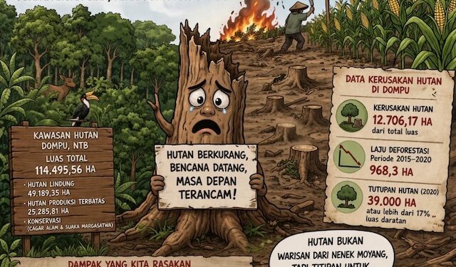 Dompu di Ujung Deforestasi, Harga Mahal dari Perambahan Hutan Untuk Penanaman Jagung