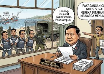 KPP DEM Desak Presiden Prabowo Bebaskan Empat Jurnalis Indonesia yang Diduga Ditahan Israel