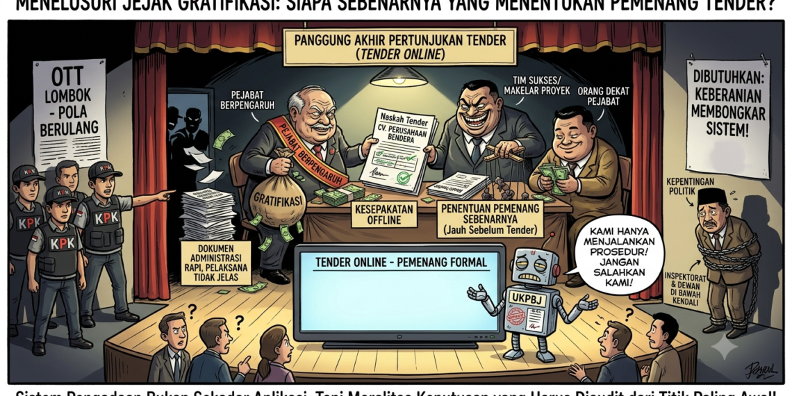 Menelusuri Jejak Gratifikasi: Siapa Sebenarnya yang Menentukan Pemenang Tender ?