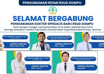 Lima Dokter Spesialis Baru Perkuat Layanan Kesehatan di RSUD Dompu