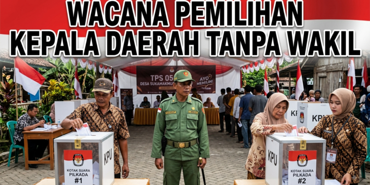 Kepala Daerah Tanpa Wakil, Solusi Pecah Kongsi atau Masalah Baru ?