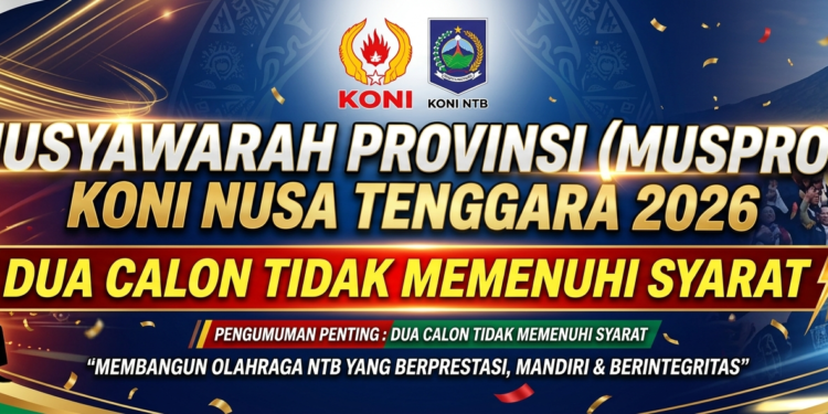 Musprov KONI NTB Kehilangan Calon