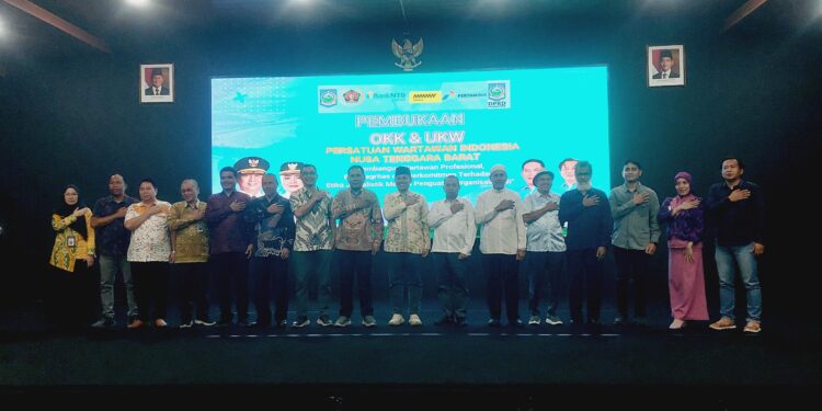 Diikuti 120 Wartawan Se-NTB, PWI Gelar OKK Perdana dan UKW di Gedung Bank NTB Syariah